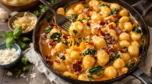 Gnocchis à la toscane : ma recette facile et crémeuse avec seulement quelques ingrédients