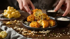 « J’en fais à chaque apéro d’hiver » : mes croquettes de chou-fleur dorées au four, prêtes en 30 min